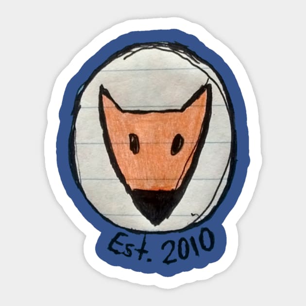 Mr. Fox's Shop Logo Sticker by Starturtle87 Designs